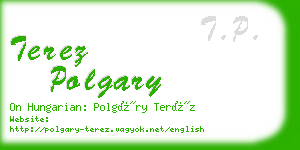 terez polgary business card